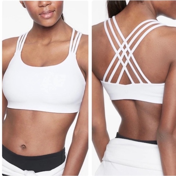 Athleta Hyper focused black sports yoga bra size medium - Picture 2 of 6